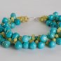 Blue and Green Turquoise Necklace