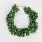Green Turquoise Necklace with Amber Detail