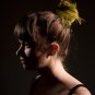 Green Feather Bun Wrap