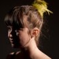 Green Feather Bun Wrap