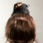 Black Feather Bun Wrap