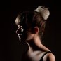 White Feather Bun Wrap