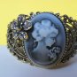 Lady Cameo Bangle Bracelet