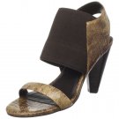 Vince Camuto "Carine" Leather Slingback Brown Sz 8.5