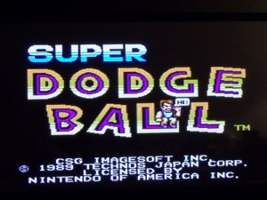 Super Dodge Ball Nintendo NES Complete In Box RARE