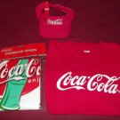 Coca-Cola Red Visor, Apron, T-Shirt Summer Barbecue Fun