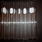 8 Test Tubes,7 Pyrex,1 Kimax,Excellent Used Condition!!