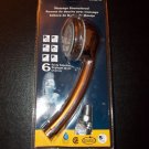 Eurostream 6 Spray Massage Chrome Showerhead NIP