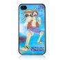Luffy Crystal Leather TPU iPhone 4 Open-face Case