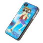 Luffy Crystal Leather TPU iPhone 4 Open-face Case