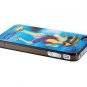 Luffy Crystal Leather TPU iPhone 4 Open-face Case