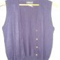 Navy Button-down Sweater Vest