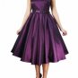 60's RETRO PURPLE SWING DRESS 14, 16, 18, 20, 22, 24, 26, 28