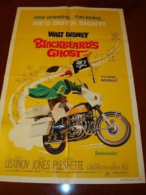 BLACKBEARD'S GHOST Original poster Walt Disney's