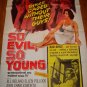 SO EVIL SO YOUNG Jill Ireland Original Movie Poster!