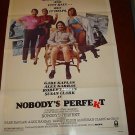 NOBODY'S PERFEKT Gabe KAPLAN Alex KARRAS Kotter Poster
