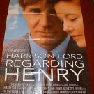 REGARDING HENRY Original Poster HARRISON FORD! Great!