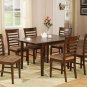 Milan 5-PC Rectangular Dinette Dining Table Set-36"x 54" with 12"extension leaf.   SKU: M5-MAH