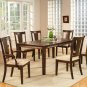 Canton 5-PC dining table set- 40"x78" with 18" extension leaf. Epresso color. SKU: CA5-ESP