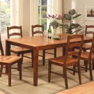 5-Pc Rectangular Dining Set Table & 4 Chairs Set- 42”X72”- in Espresso & Cinnamon SKU: H5-BRN-W