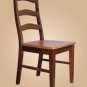 5-Pc Rectangular Dining Set Table & 4 Chairs Set- 42âX72â- in Espresso & Cinnamon SKU: H5-BRN-W