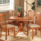 3-PC Hartland Dinette set  42" diameter Round Table & 2 chairs-Light Cherry color. SKU:HA3-CHR