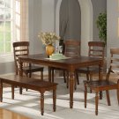 Vintage Rectangular Dinette Dining Set in Wanut Color-Table Size 36"x60"- SKU: VS-T-WAL
