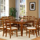 Parfait  Square Gathering Dining Table-54"x36"/54"x 30H. Extension leaf. SKU: PFL07-T-SABR