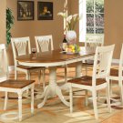 Plainville Oval Dining Room Table  Size: 42"x60"/78" . SKU: PVT-WHI-T