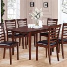 Picasso 7-PC Rectangular Dinette Dining Table Set-32"x 60" with 12"extension leaf.  SKU: PS7-MAH-LC