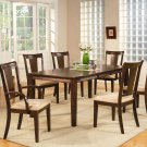 Canton  rectangular dining table -40"x78"with 18" extension leaf. Espresso color. SKU: CAT-ESP