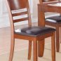 1 LYNFIELD DINING ROOM KITCHEN DINETTE CHAIR WITH FAUX LEATHER UPHOLSTERED SEAT