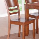 3 LYNFIELD DINING ROOM KITCHEN DINETTE CHAIR WITH FAUX LEATHER UPHOLSTERED SEAT SKU: LY-LC4-ESP