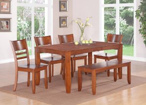 Lynfield Rectangular Dining Table in Espresso -Table Size 36"x54"/60". SKU: LY-T-ESP with No Chairs