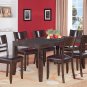 Lynfield Rectangular  Table in Cappuccino -Table Size 36"x54"/60". SKU: LY-T-CAP with No Chairs
