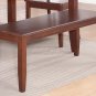 Dupley Bench in Mahogany Color - Size 52"L x 16"W x 18"H. SKU: DU-B-MAH