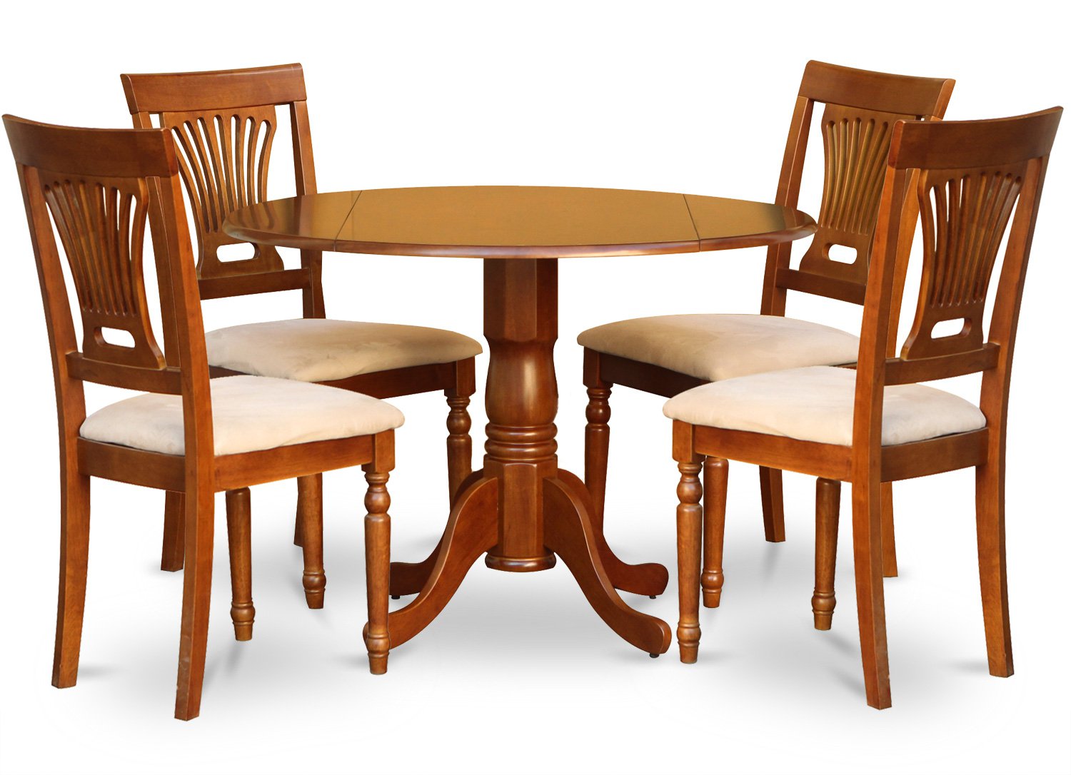 Kitchen Round Table Set : Round Dining Table Set with Leaf - HomesFeed : Round kitchen & dining room sets :