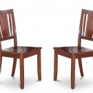 4 DUDLEY DINING ROOM KITCHEN DINETTE CHAIR WITH SOLID WOOD SEAT