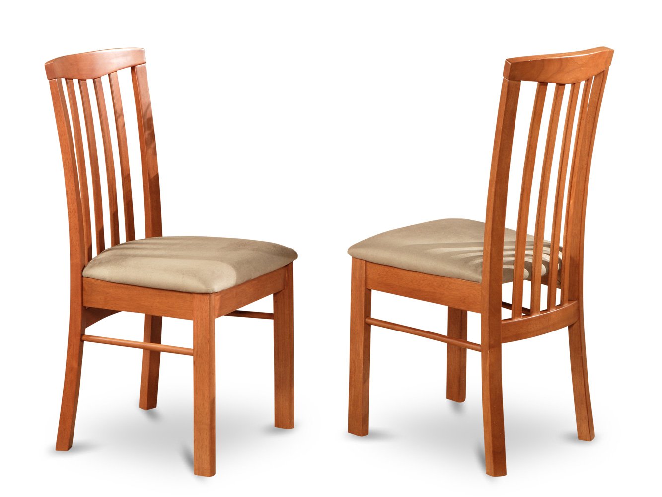 Set of 2 Hartland dining room chairs in Light Cherry finish.

