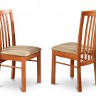 Set of 2 Hartland  dining room chairs  in Light Cherry finish.