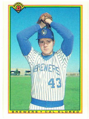 1990 Bowman Cal Eldred Rookie Card