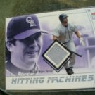 2004 Ultra "Hitting Machines" Todd Helton Jersey Card