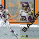 2001 SPx Randy Moss  SAMPLE