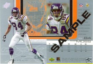 2001 SPx Randy Moss  SAMPLE