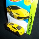 Hot Wheels 2015 Lamborghini Huracan LP 610-4 Yellow HW Workshop Garage 222/250