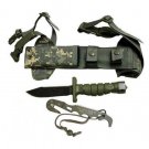 A S E K SURVIVAL KNIFE SYSTEM A C U DIGITAL SHARP NICE