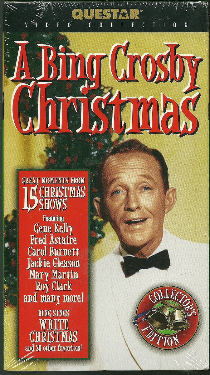 A BING CROSBY CHRISTMAS (VHS) - Great Moments from 15 Christmas shows - Xmas - Factory Sealed