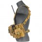 Lancer Tactical Airsoft Load Bearing T1G Chest Rig Vest w/ Zipper Tan CA-317T