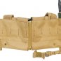 Lancer Tactical Airsoft Load Bearing T1G Chest Rig Vest w/ Zipper Tan CA-317T