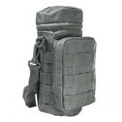 Ncstar Tactical Vest Molle Hydration Water Bottle Carrier Bag Gray CVWBC2948U